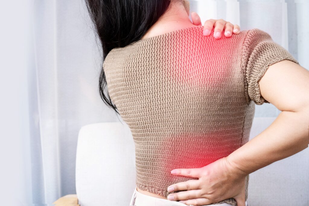 Woman with Back Pain