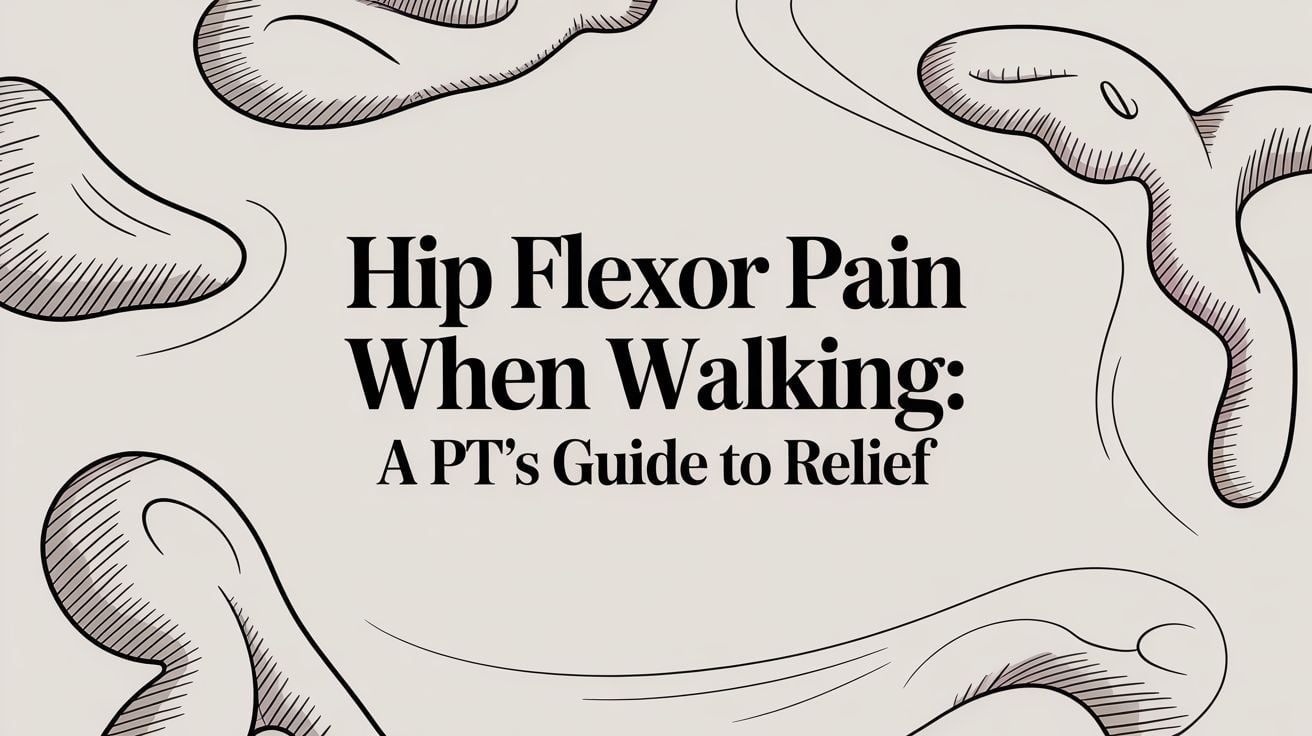 Hip Flexor Pain When Walking: A PT's Guide to Relief